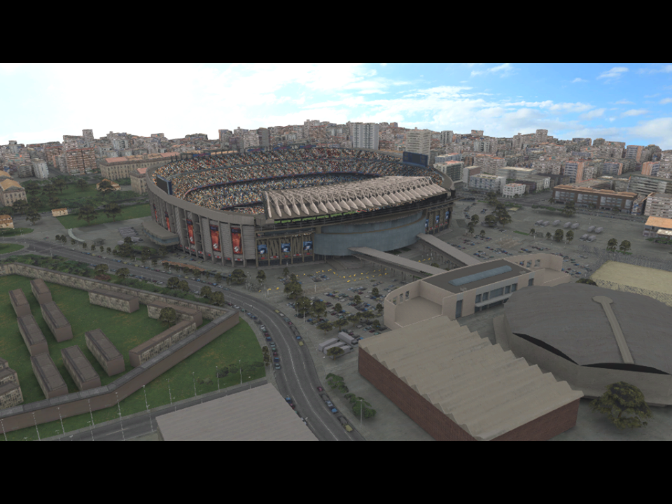 เพิ่ม the aerial view for Camp Nou