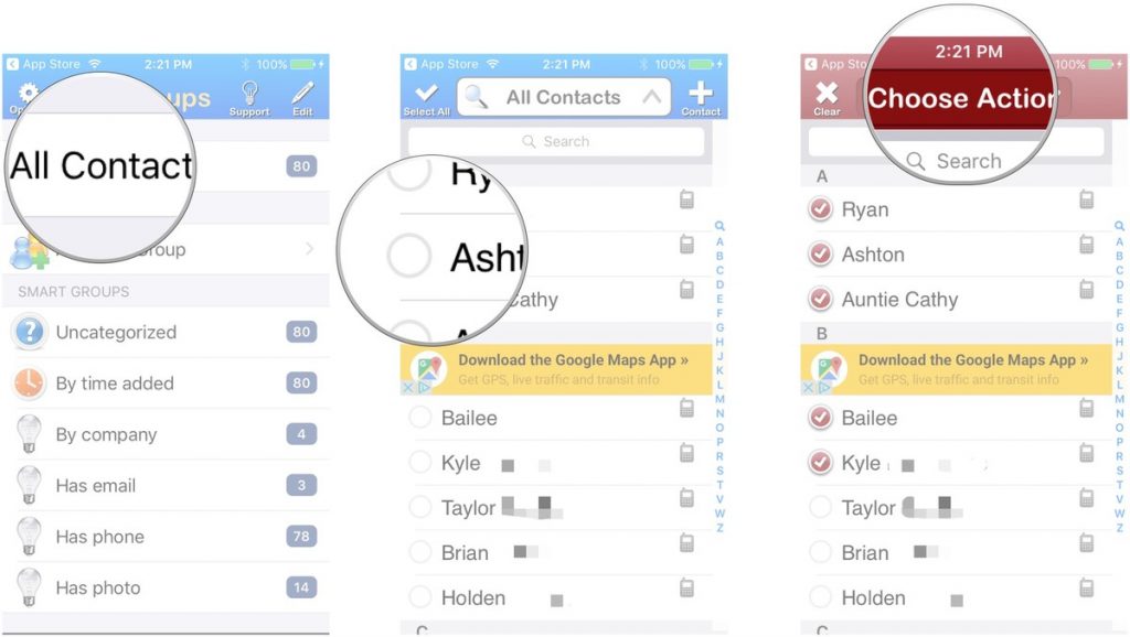 Groups app to your iPhone