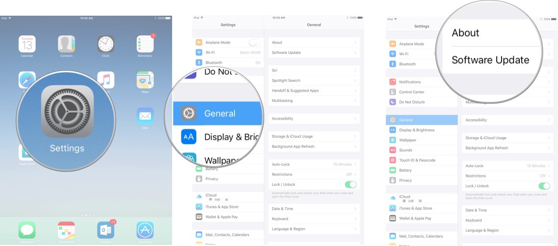 วิธีอัพเดท iOS