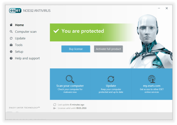 รายละเอียด ESET NOD32 Antivirus 10.1.204.0 Full