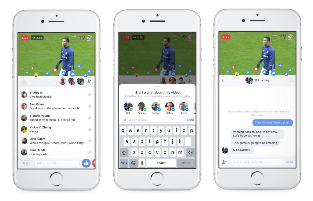 Facebook Live เพิ่มฟีเจอร์ใหม่ Live Chat with Friends แชทส่วนตัว ชวนเพื่อนมาถ่ายทอดสดได้ด้วย ระหว่างดู