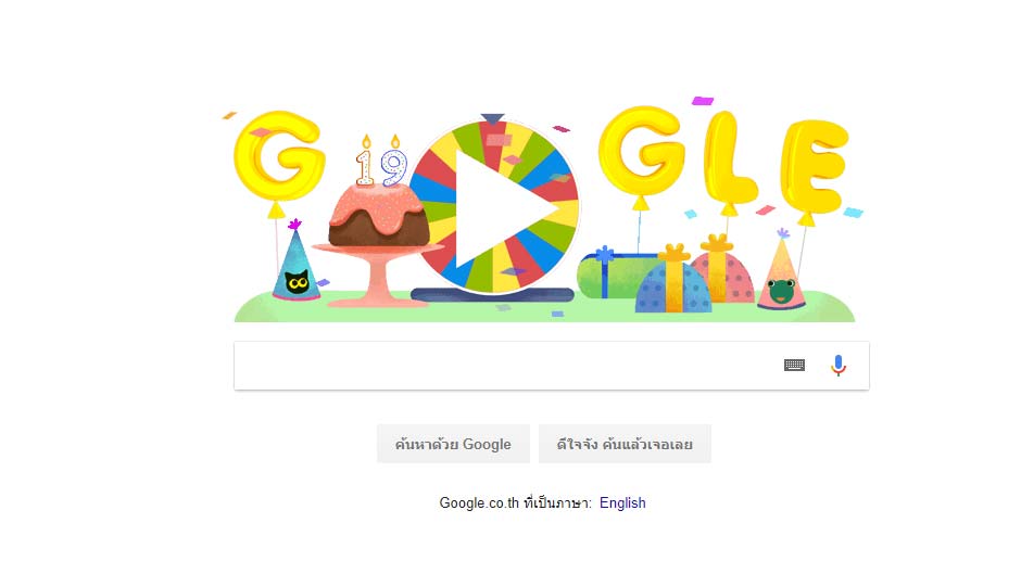 สุขสันต์วันเกิดกูเกิล วันเกิด google วันที่ 27 กันยายน
