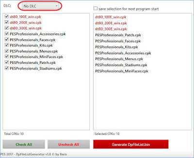 วิธีการยัดไฟล์ด้วย Dpfilelist V4