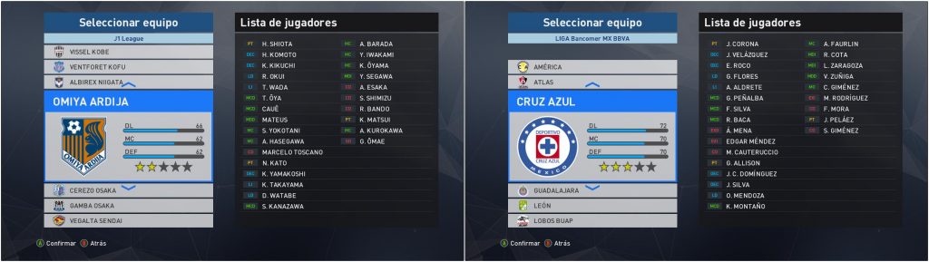 เพิ่มลีกการแข่งขัน Liga MX, J1 League and MLS
