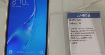 Samsung Galaxy J1 2016 Edition ราคา