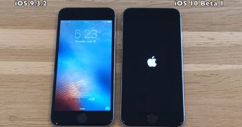 เปรียบเทียบความเร็ว iOS 10 Beta 1 vs iOS 9.3.2 บน iPhone 5, 5s, 6, 6s