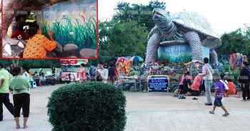พญาเต่างอย เข้าฝัน!! เดินลำบาก คนแห่ขอหวย เชื่องวดแรกเข้าพรรษา ให้เลขแม่น 1/08/59