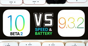 เปรียบเทียบความเร็ว และ ประหยัดแบต iOS 10 Beta 2 vs iOS 9.3.2 บน iPhone ทุกรุ่น