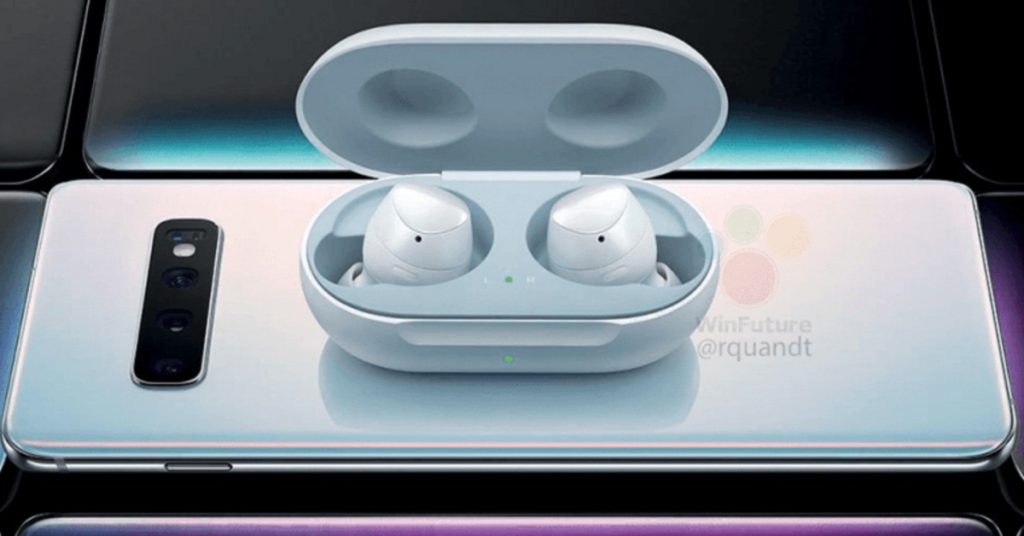 ภาพหลุด!! หูฟังไร้สาย Galaxy Buds มี Charging Case ชาร์จไร้สายกับ Galaxy S10